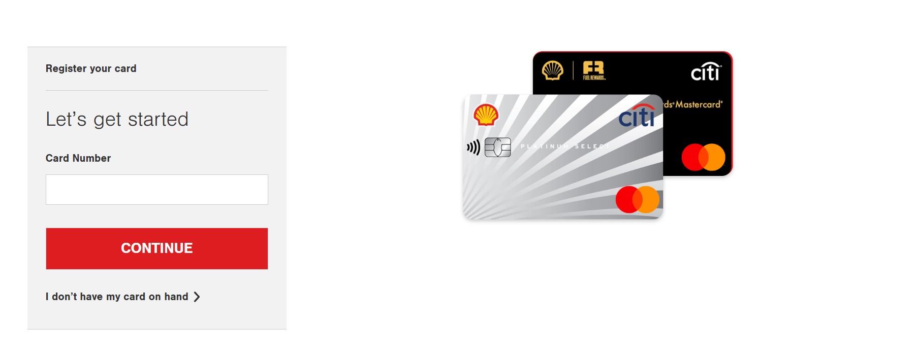 shell credit card enroll